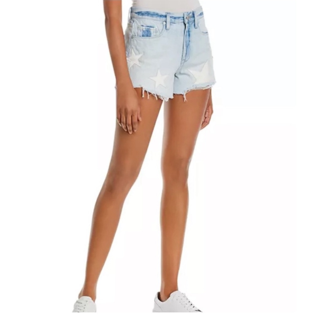 NWT Blank NYC The Barrow vintage high-rise star denim shorts size 28